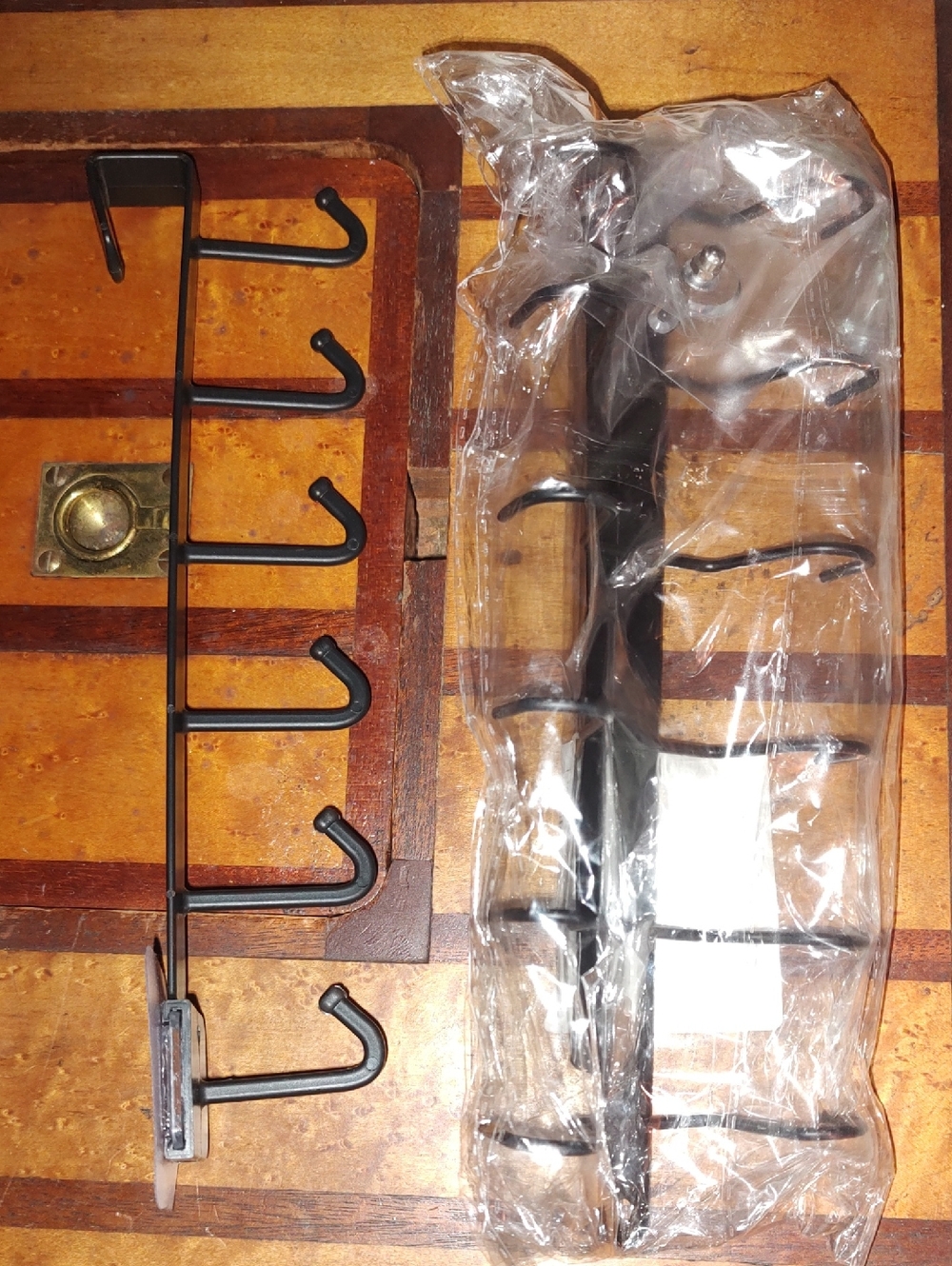 Set Space Saving Hooks Under Cabinet Coffee Cup Holder Two Styles
